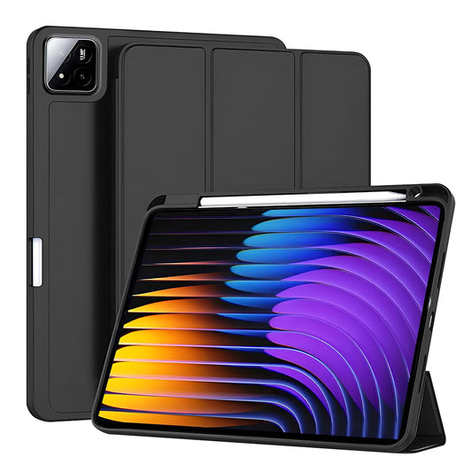 Ovitek za Xiaomi Pad 7 / 7 Pro, Techsuit, Flex Trifold, Črn
