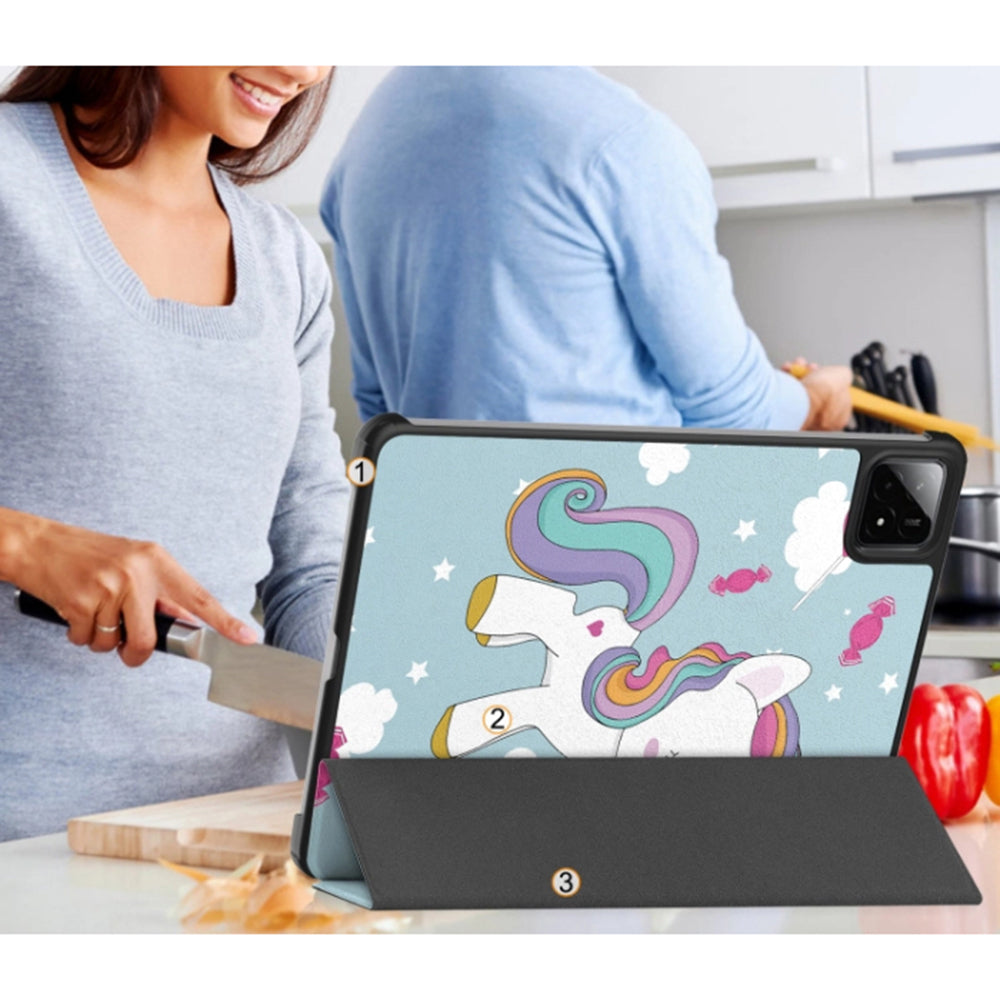 Ovitek za Xiaomi Pad 7 / 7 Pro, Techsuit, FoldPro Unicorn, večbarven