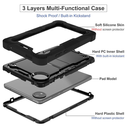 Ovitek za Xiaomi Pad 7, Techsuit, Rugged TabShell, Črn