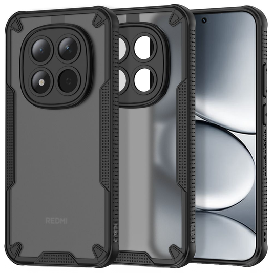 Ovitek za Xiaomi Poco M8 Pro / Redmi Note 15 Pro+, Tech-Protect, Rugged Shield, Črn