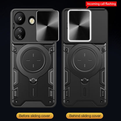 Ovitek za Xiaomi Poco C65 / Redmi 13C, Techsuit, CamGuard Pro, Črn