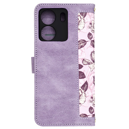 Ovitek za Xiaomi Poco C65 / Redmi 13C, Techsuit, FlipCraft, Vijoličen