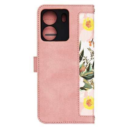 Ovitek za Xiaomi Poco C65 / Redmi 13C, Techsuit, FlipCraft, Roza