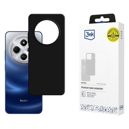 Ovitek za Xiaomi Poco C75 / Redmi 14C, 3MK, mat črn