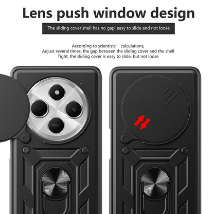 Ovitek za Xiaomi Poco C75 / Redmi 14C, Techsuit, CamShield, roza