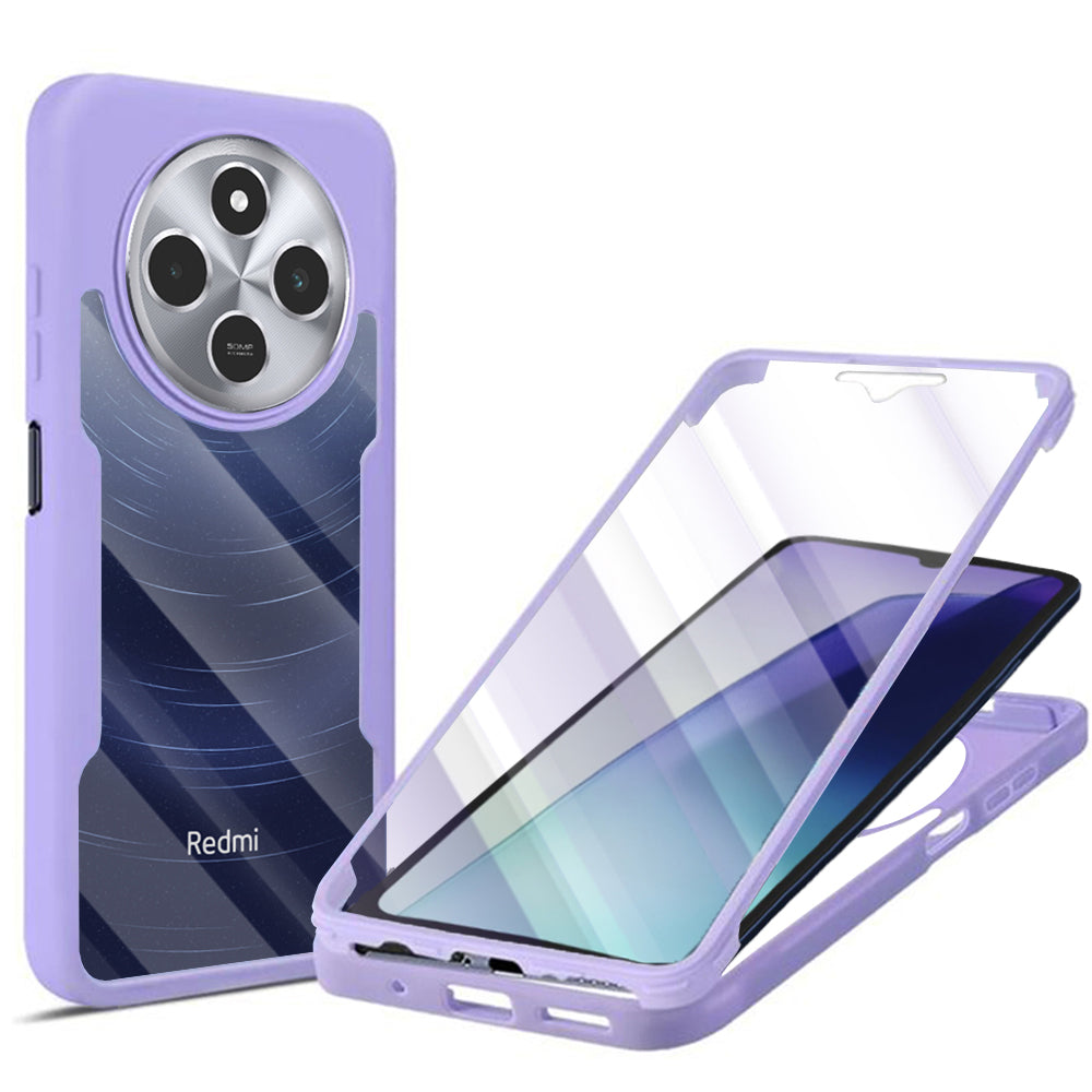 Ovitek za Xiaomi Poco C75 / Redmi 14C, Techsuit, ColorVerse 360, Vijolična