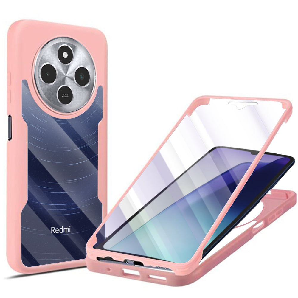 Ovitek za Xiaomi Poco C75 / Redmi 14C, Techsuit, ColorVerse 360, roza