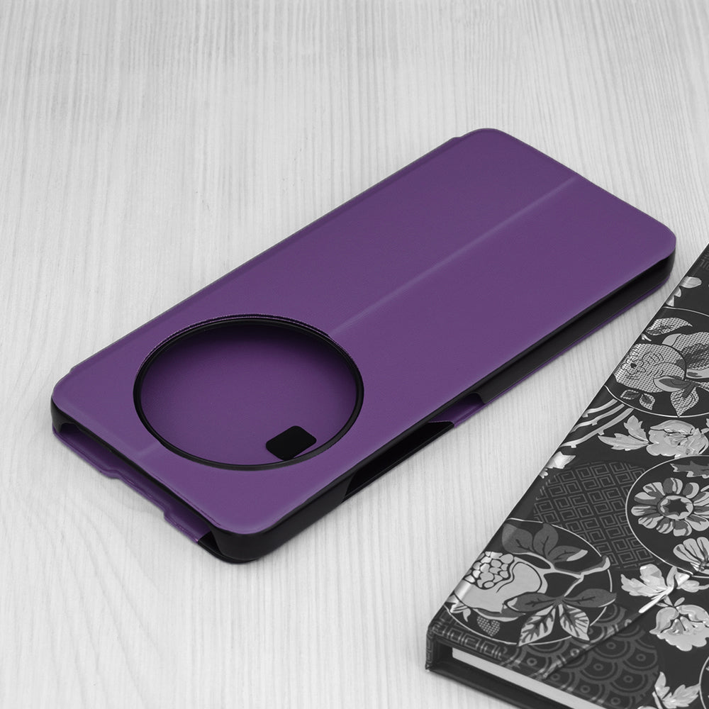 Ovitek za Xiaomi Poco C75 / Redmi 14C, Techsuit, eFold, Vijolična