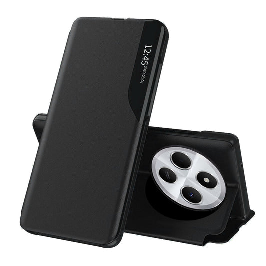 Ovitek za Xiaomi Poco C75 / Redmi 14C, Techsuit, eFold, Črn