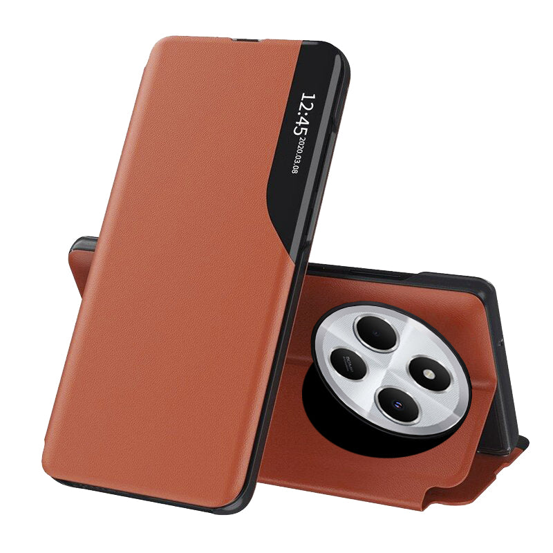 Ovitek za Xiaomi Poco C75 / Redmi 14C, Techsuit, eFold, Oranžen