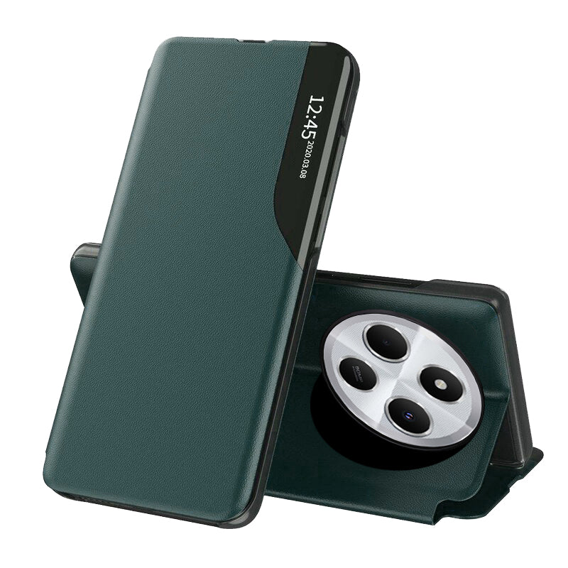 Ovitek za Xiaomi Poco C75 / Redmi 14C, Techsuit, eFold, Zelen