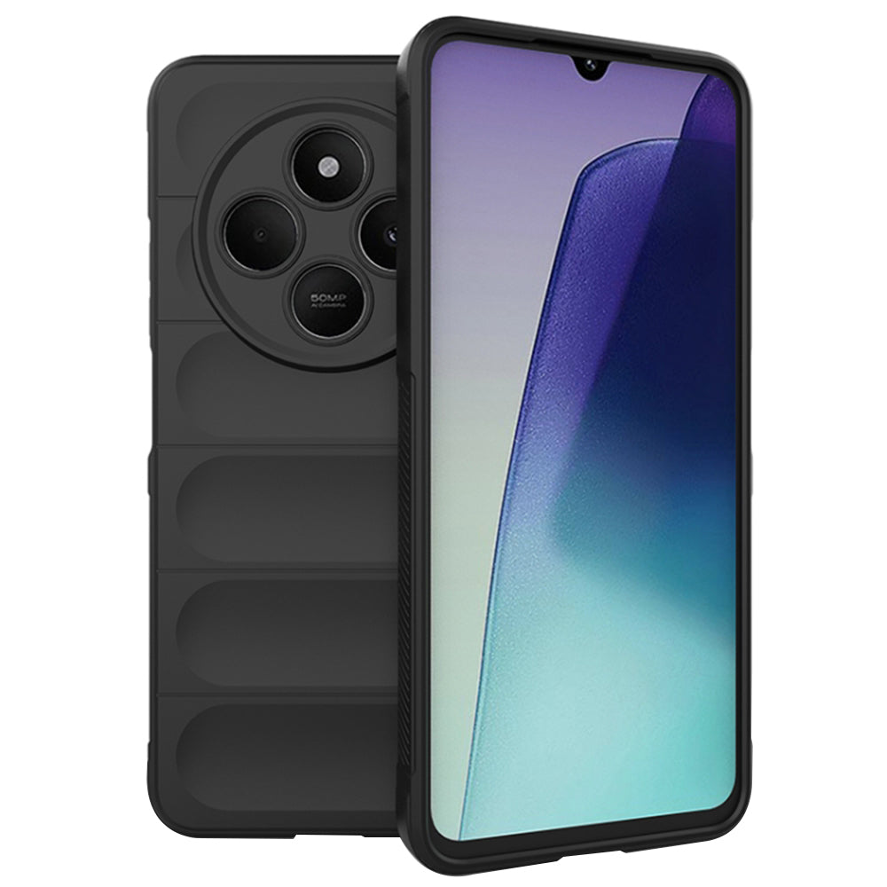 Ovitek za Xiaomi Poco C75 / Redmi 14C, Techsuit, Magic Shield, Črn