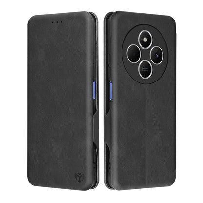 Ovitek za Xiaomi Poco C75 / Redmi 14C, Techsuit, Safe Wallet Plus, Črna