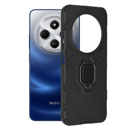 Ovitek za Xiaomi Poco C75 / Redmi 14C, Techsuit, Shield, Črn