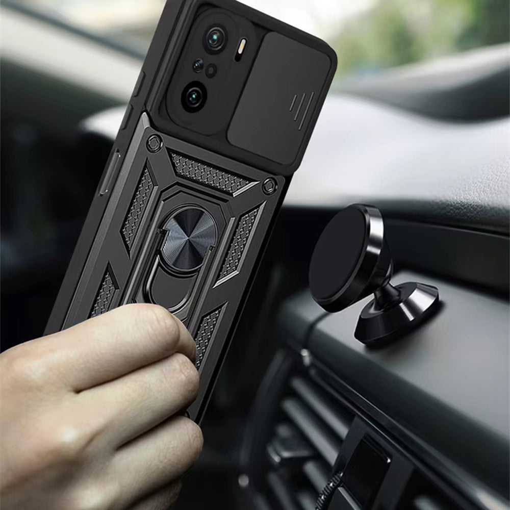 Ovitek za Xiaomi Poco F3 / Mi 11i, Techsuit, CamShield, Črn