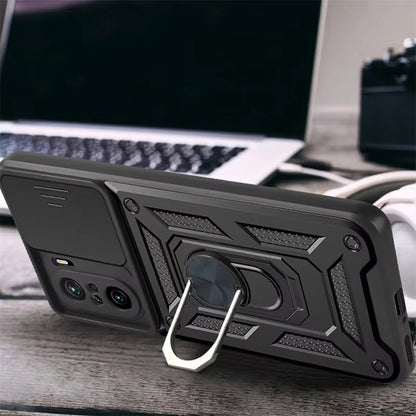 Ovitek za Xiaomi Poco F3 / Mi 11i, Techsuit, CamShield, Črn