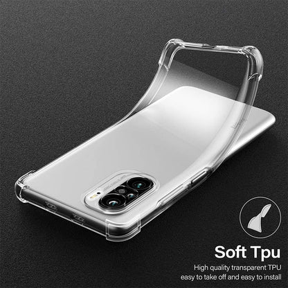 Ovitek za Xiaomi Poco F3 / Mi 11i, Techsuit, Proti udarcem Prozoren, Prosojen