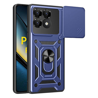 Ovitek za Xiaomi Poco F6 Pro, Techsuit, CamShield, modra
