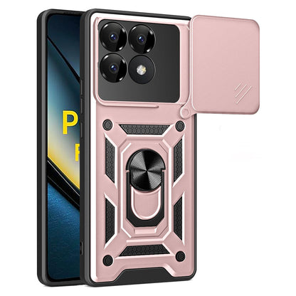 Ovitek za Xiaomi Poco F6 Pro, Techsuit, CamShield, roza