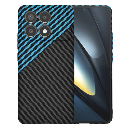 Ovitek za Xiaomi Poco F6 Pro, Techsuit, Carbonite FiberShell, Črna Bleu