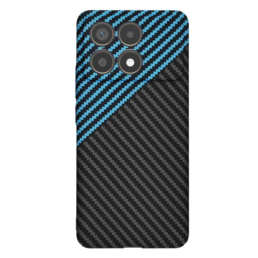 Ovitek za Xiaomi Poco F6 Pro, Techsuit, Carbonite FiberShell, Črna Bleu