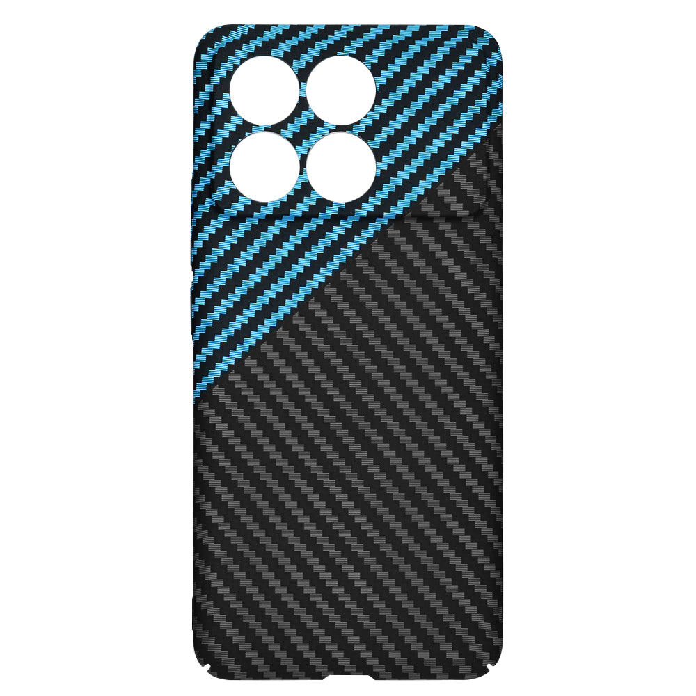 Ovitek za Xiaomi Poco F6 Pro, Techsuit, Carbonite FiberShell, Črna Bleu