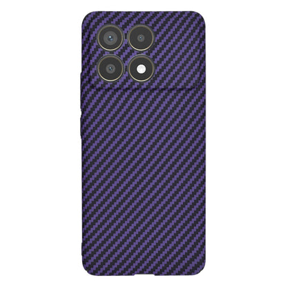 Ovitek za Xiaomi Poco F6 Pro, Techsuit, Carbonite FiberShell, Vijoličen