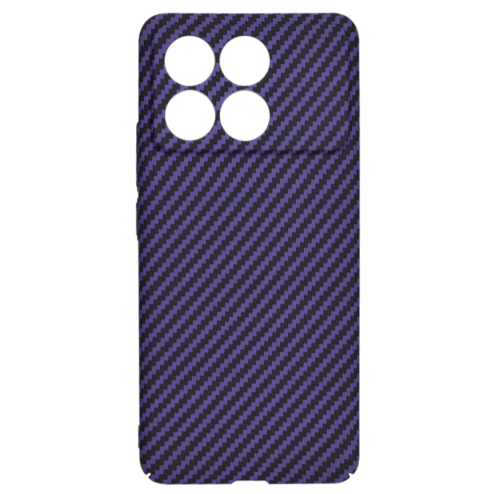 Ovitek za Xiaomi Poco F6 Pro, Techsuit, Carbonite FiberShell, Vijoličen