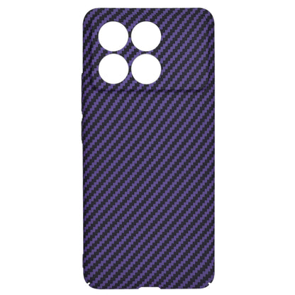 Ovitek za Xiaomi Poco F6 Pro, Techsuit, Carbonite FiberShell, Vijoličen