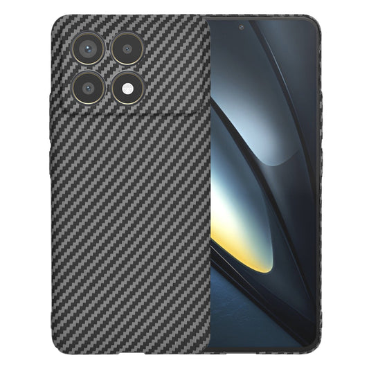 Ovitek za Xiaomi Poco F6 Pro, Techsuit, Carbonite FiberShell, Črn