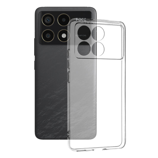 Ovitek za Xiaomi Poco F6 Pro, Techsuit, Jasno, Prosojno