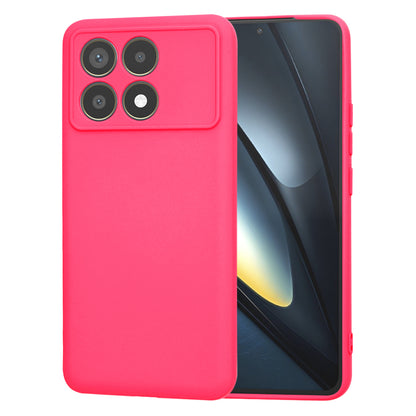 Ovitek za Xiaomi Poco F6 Pro, Techsuit, SoftFlex, Temno roza