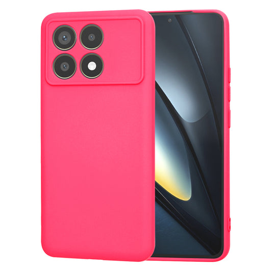 Ovitek za Xiaomi Poco F6 Pro, Techsuit, SoftFlex, Temno roza