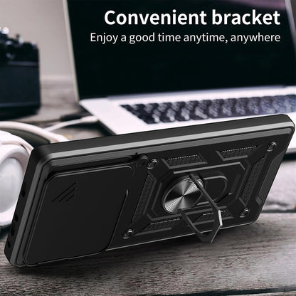 Ovitek za Xiaomi Poco F6, Techsuit, CamShield, Črn