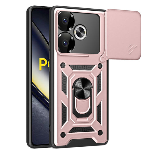 Ovitek za Xiaomi Poco F6, Techsuit, CamShield, roza