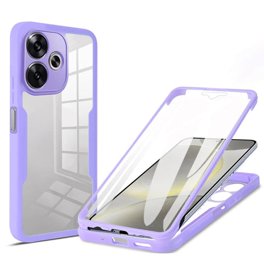 Ovitek za Xiaomi Poco F6, Techsuit, ColorVerse 360, Vijolična