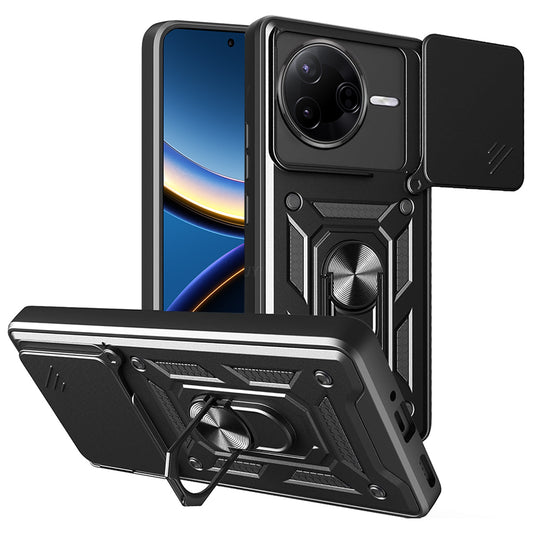 Ovitek za Xiaomi Poco F7 Pro, Techsuit, CamShield, Črn