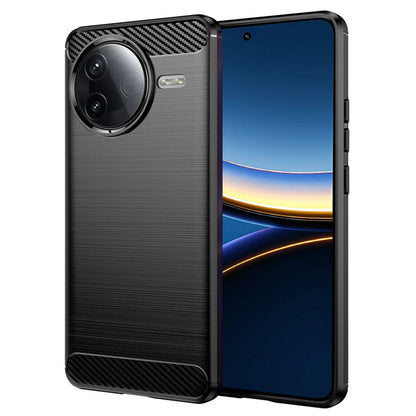 Ovitek za Xiaomi Poco F7 Pro, Techsuit, Karbon, Črn