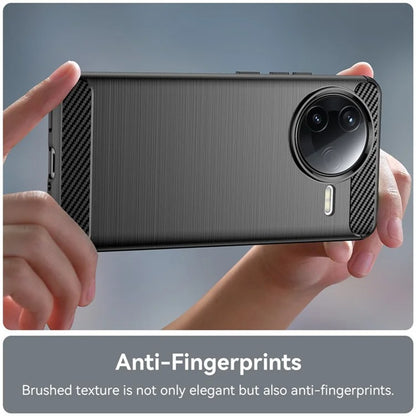 Ovitek za Xiaomi Poco F7 Pro, Techsuit, Karbon, Črn