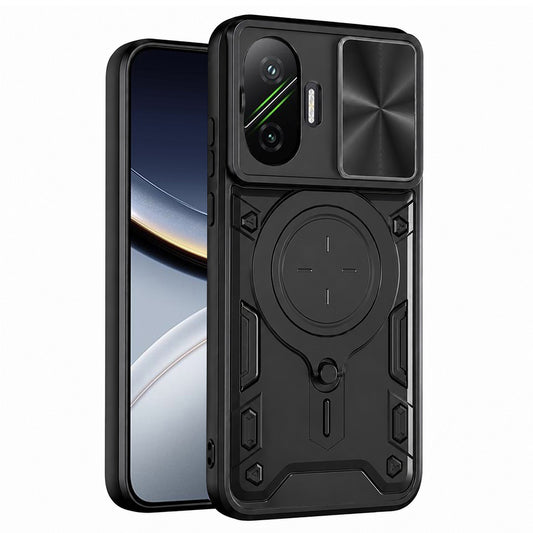 Ovitek za Xiaomi Poco F7, Techsuit, CamGuard Pro, Črn