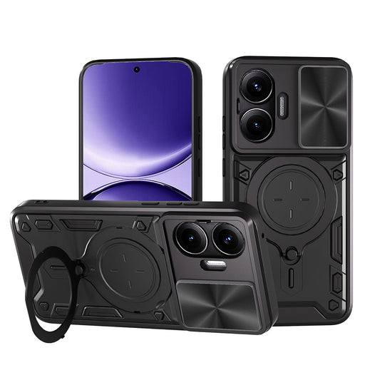Ovitek za Xiaomi Poco F7, Techsuit, CamGuard Pro, Črn