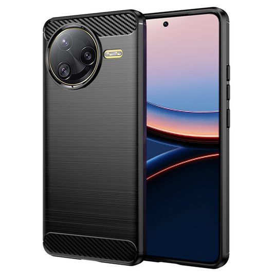 Ovitek za Xiaomi Poco F7 Ultra, Techsuit, Karbon, Črn