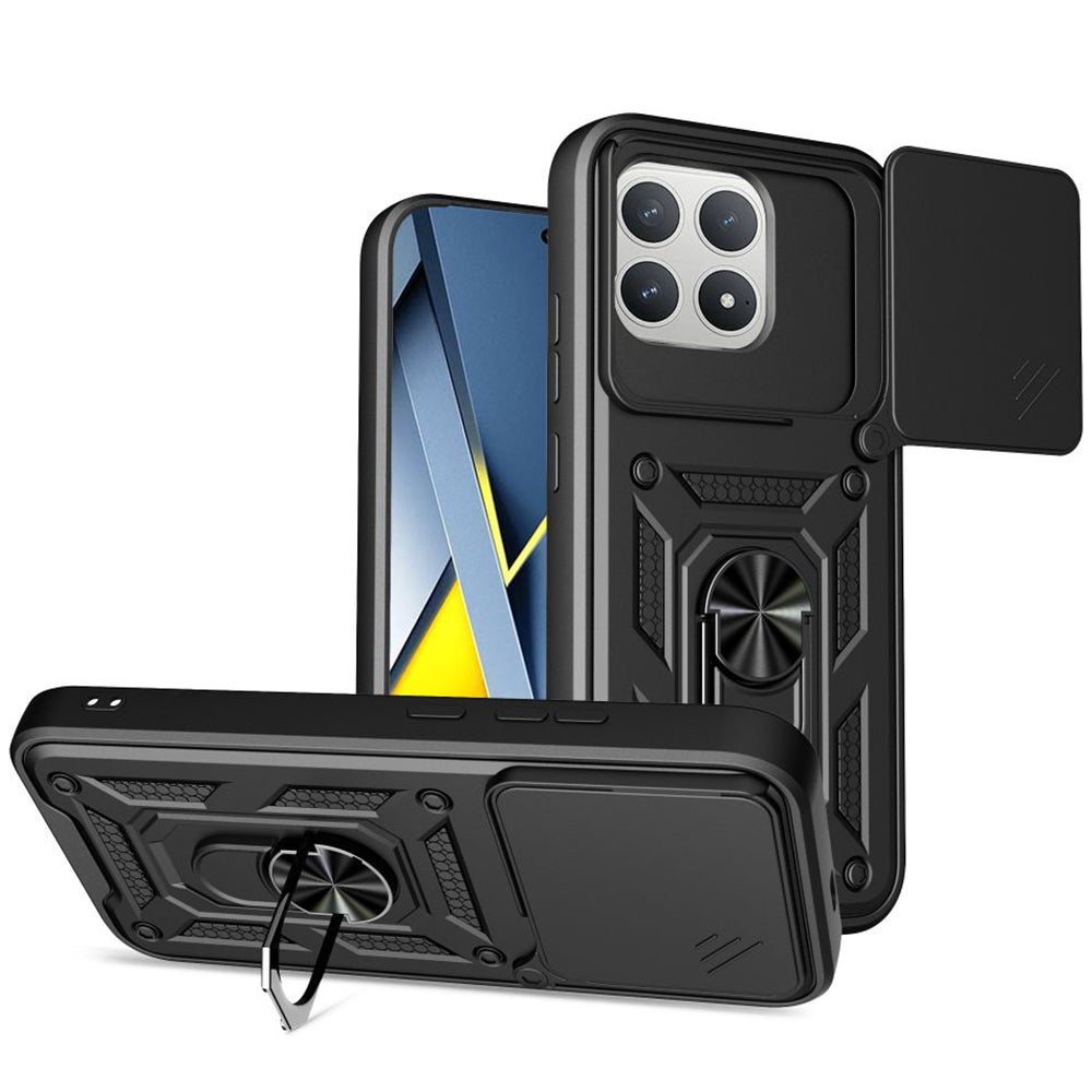 Ovitek za Xiaomi Poco F8 Pro, Techsuit, CamShield, Črn