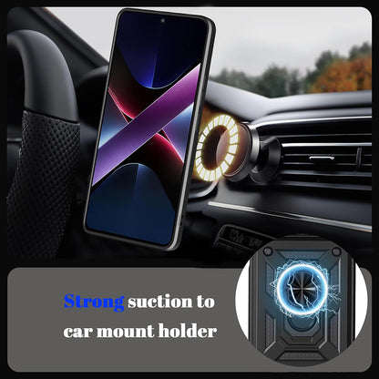 Ovitek za Xiaomi Poco F8 Ultra, Techsuit, CamShield, Črn