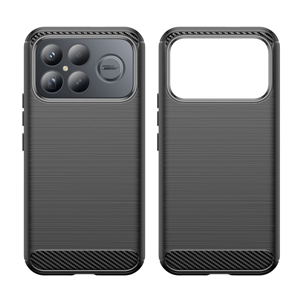 Ovitek za Xiaomi Poco F8 Ultra, Techsuit, Carbon, Črn