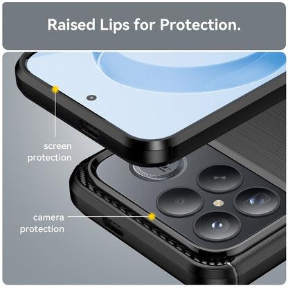 Ovitek za Xiaomi Poco F8 Ultra, Techsuit, Carbon, Črn