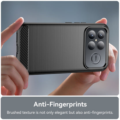 Ovitek za Xiaomi Poco F8 Ultra, Techsuit, Carbon, Črn