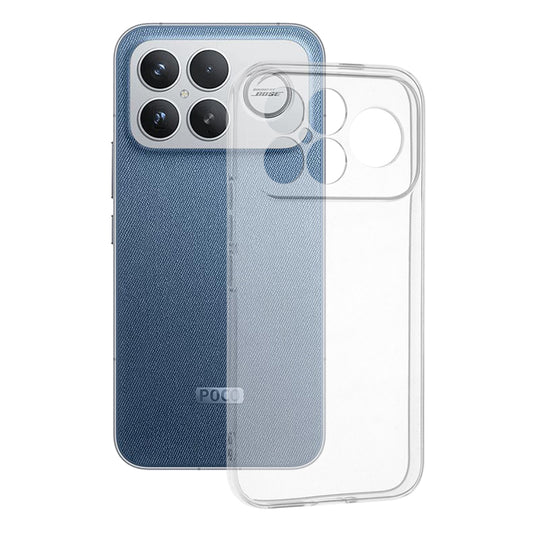 Case for Xiaomi Poco F8 Ultra, Techsuit, Clear, Transparent