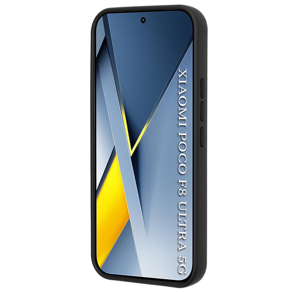 Ovitek za Xiaomi Poco F8 Ultra, Techsuit, Glinth, Črna