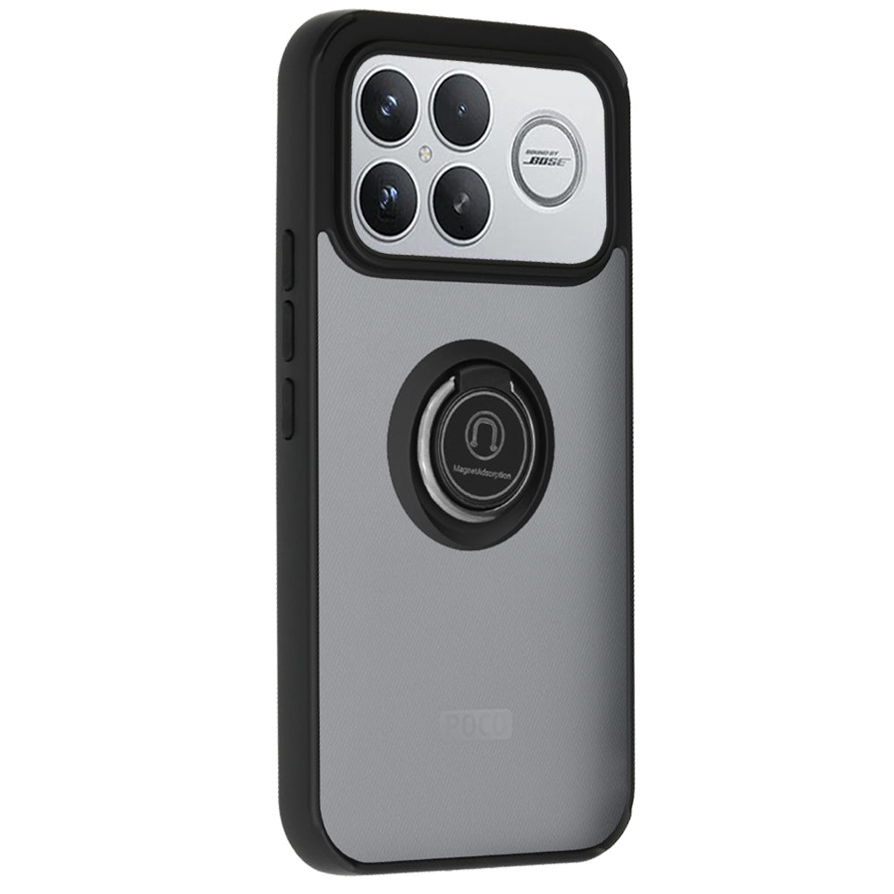Ovitek za Xiaomi Poco F8 Ultra, Techsuit, Glinth, Črna